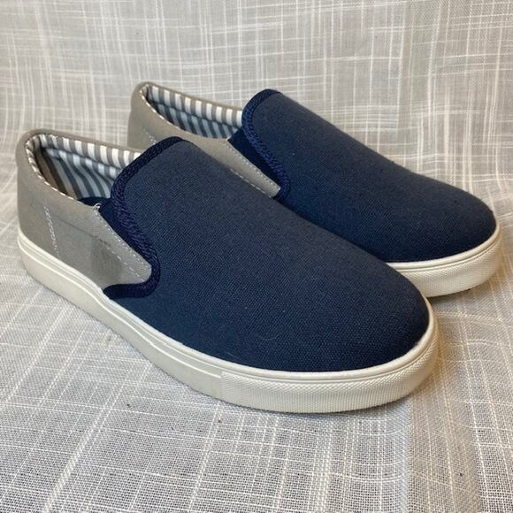 Deer Stags Tillard Jr Slip On Sneakers Loafers Navy Blue and Gray Kids Size 4 - Picture 1 of 6